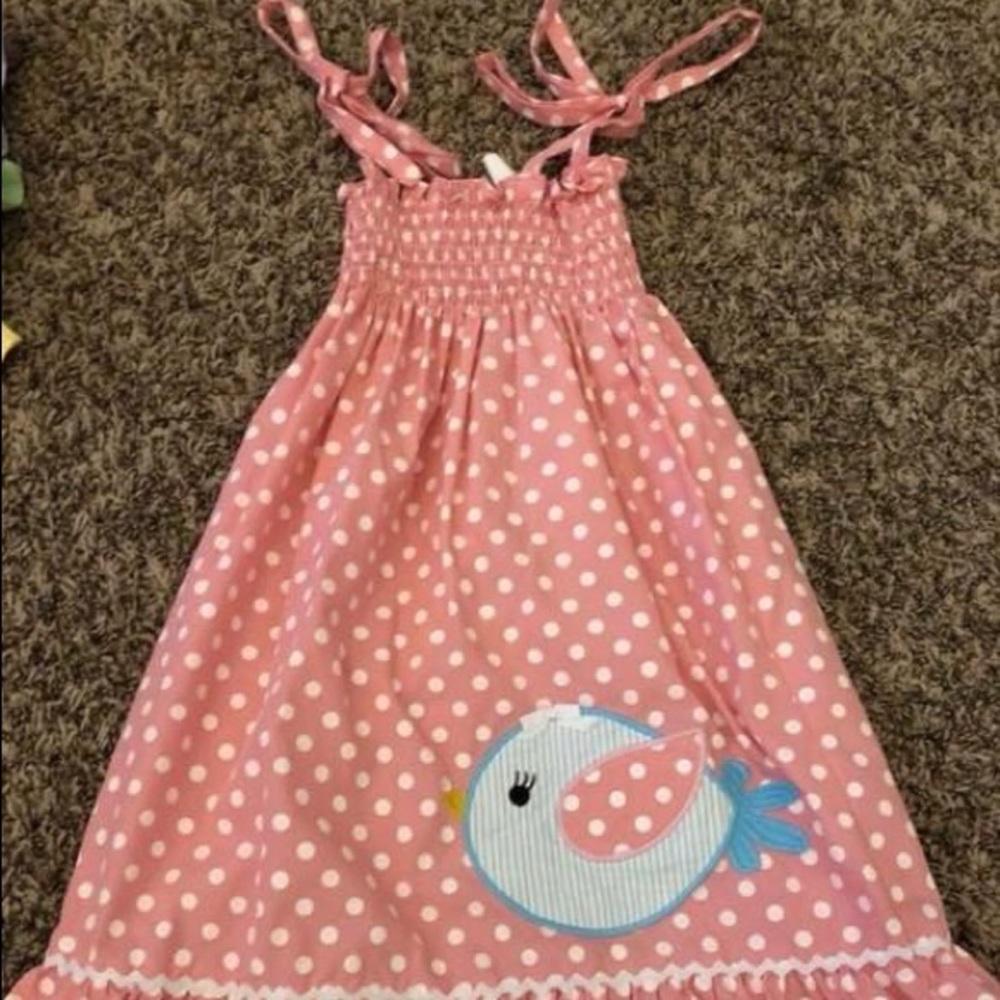 3t StellyBelly Bird Dress. EUC